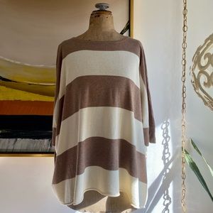 Anthropologie x Moth Oversized Striped Sweater